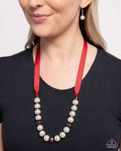 Load image into Gallery viewer, Exclusive Ease - Red Necklace - Paparazzi Jewelry