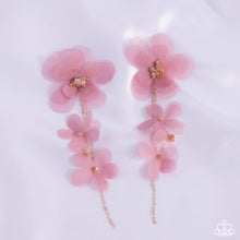 Load image into Gallery viewer, Balletcore - Pink Post Earrings - Paparazzi Jewelry