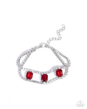 Load image into Gallery viewer, paparazzi-accessories-embedded-elegance-red