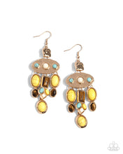 Load image into Gallery viewer, paparazzi-accessories-inspired-interval-yellow-earrings