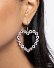 Load image into Gallery viewer, Beautiful Take - White Earrings - Paparazzi Jewelry