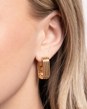Load image into Gallery viewer, Vendetta Vanity - Gold Earrings - Paparazzi Jewelry