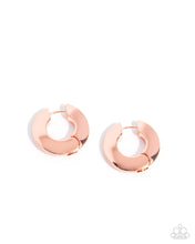 Load image into Gallery viewer, paparazzi-accessories-intelligence-operation-copper-earrings