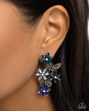 Load image into Gallery viewer, Aerial Award - Blue Post Earrings - Paparazzi Jewelry
