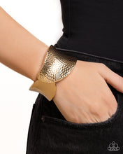 Load image into Gallery viewer, Burnished Balance - Gold Bracelet - Paparazzi Jewelry