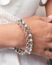 Load image into Gallery viewer, PUNK History - White Bracelet - Paparazzi Jewelry
