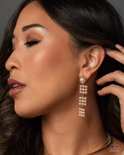 Load image into Gallery viewer, Pearl Pastime - Gold Post Earrings - Paparazzi Jewelry