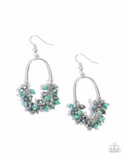 Load image into Gallery viewer, paparazzi-accessories-chandelier-check-green-earrings