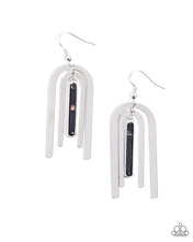 Load image into Gallery viewer, paparazzi-accessories-coarse-conversation-black-earrings