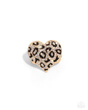 Load image into Gallery viewer, paparazzi-accessories-cheetah-cameo-gold-ring