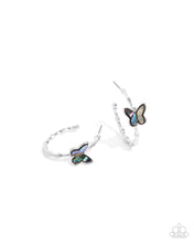 Load image into Gallery viewer, paparazzi-accessories-butterfly-beginning-blue-earrings