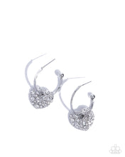 Load image into Gallery viewer, paparazzi-accessories-valentines-valor-white-earrings