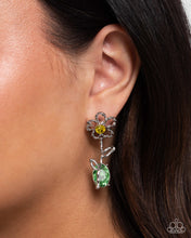 Load image into Gallery viewer, Whimsical Welcome - Yellow Post Earrings - Paparazzi Jewelry