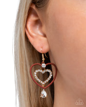 Load image into Gallery viewer, Soft and Sweet - Red Earrings - Paparazzi Jewelry
