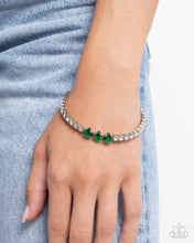 Load image into Gallery viewer, Pointed Production - Green Bracelet - Paparazzi Jewelry