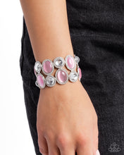 Load image into Gallery viewer, Affixed Appeal - Pink Bracelet - Paparazzi Jewelry