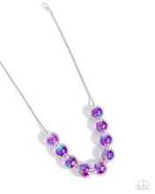 Load image into Gallery viewer, paparazzi-accessories-iridescent-identity-purple-necklace