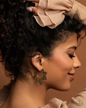 Load image into Gallery viewer, Tangled Tapestry - Gold Earrings - Paparazzi Jewelry