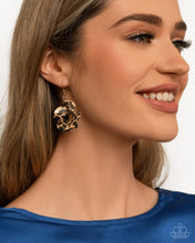 Load image into Gallery viewer, Legendary Leopard - Black Earrings - Paparazzi Jewelry