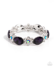 Load image into Gallery viewer, paparazzi-accessories-staycation-sparkle-purple-bracelet