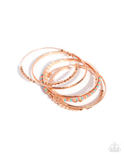 Load image into Gallery viewer, paparazzi-accessories-seed-bead-shimmer-copper-bracelet