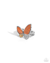 Load image into Gallery viewer, paparazzi-accessories-fluttering-fidelity-orange-ring