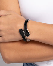 Load image into Gallery viewer, Painted Puzzle - Black Bracelet - Paparazzi Jewelry