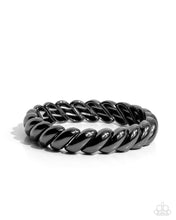 Load image into Gallery viewer, paparazzi-accessories-carefree-curls-black-bracelet