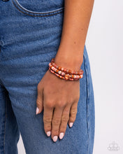 Load image into Gallery viewer, Seed Bead Stack - Orange Bracelet - Paparazzi Jewelry