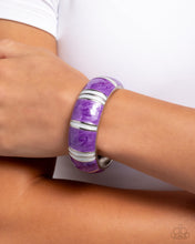 Load image into Gallery viewer, Pearly Persistence - Purple Bracelet - Paparazzi Jewelry