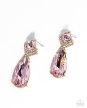 Load image into Gallery viewer, paparazzi-accessories-diamond-life-pink-post earrings