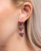 Load image into Gallery viewer, One Of The Girls - Red Post Earrings - Paparazzi Jewelry