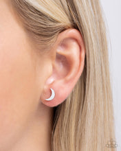 Load image into Gallery viewer, Stainless Space - Silver Post Earrings - Paparazzi Jewelry