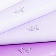 Load image into Gallery viewer, Stainless Space - Silver Post Earrings - Paparazzi Jewelry