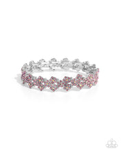 Load image into Gallery viewer, paparazzi-accessories-flower-hungry-pink-bracelet