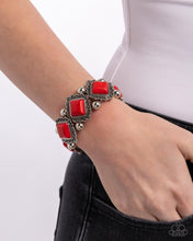 Load image into Gallery viewer, Noble Nature - Red Bracelet - Paparazzi Jewelry
