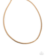 Load image into Gallery viewer, paparazzi-accessories-curb-the-peace-gold-mens necklace