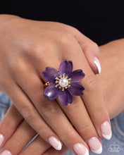 Load image into Gallery viewer, Floral Force - Purple Ring - Paparazzi Jewelry