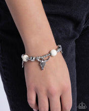 Load image into Gallery viewer, Western Welcome - White Bracelet - Paparazzi Jewelry