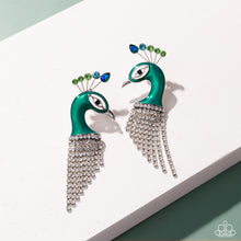 Load image into Gallery viewer, Pampered Peacock - Multi Post Earrings - Paparazzi Jewelry