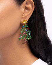 Load image into Gallery viewer, Christmas Credentials - Multi Post Earrings - Paparazzi Jewelry