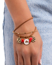 Load image into Gallery viewer, Serene Stroll - Red Bracelet - Paparazzi Jewelry
