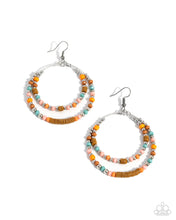 Load image into Gallery viewer, paparazzi-accessories-audacious-arrangement-orange-earrings