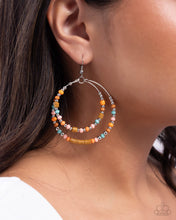 Load image into Gallery viewer, Audacious Arrangement - Orange Earrings - Paparazzi Jewelry