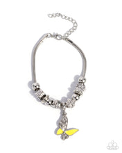 Load image into Gallery viewer, paparazzi-accessories-luminescent-landing-yellow-bracelet