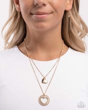 Load image into Gallery viewer, Matchmaker Mural - Gold Necklace - Paparazzi Jewelry