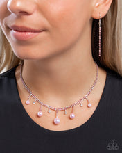 Load image into Gallery viewer, Shimmery Safeguard - Pink Necklace - Paparazzi Jewelry