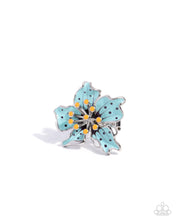 Load image into Gallery viewer, paparazzi-accessories-fast-florals-blue-ring