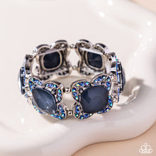 Load image into Gallery viewer, Bandwagon Beauty - Blue Bracelet - Paparazzi Jewelry