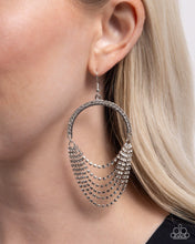 Load image into Gallery viewer, Ostentatious Opulence - White Earrings - Paparazzi Jewelry